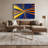 Hard Edge 3 Blue Canvas Wall Art-1790985904