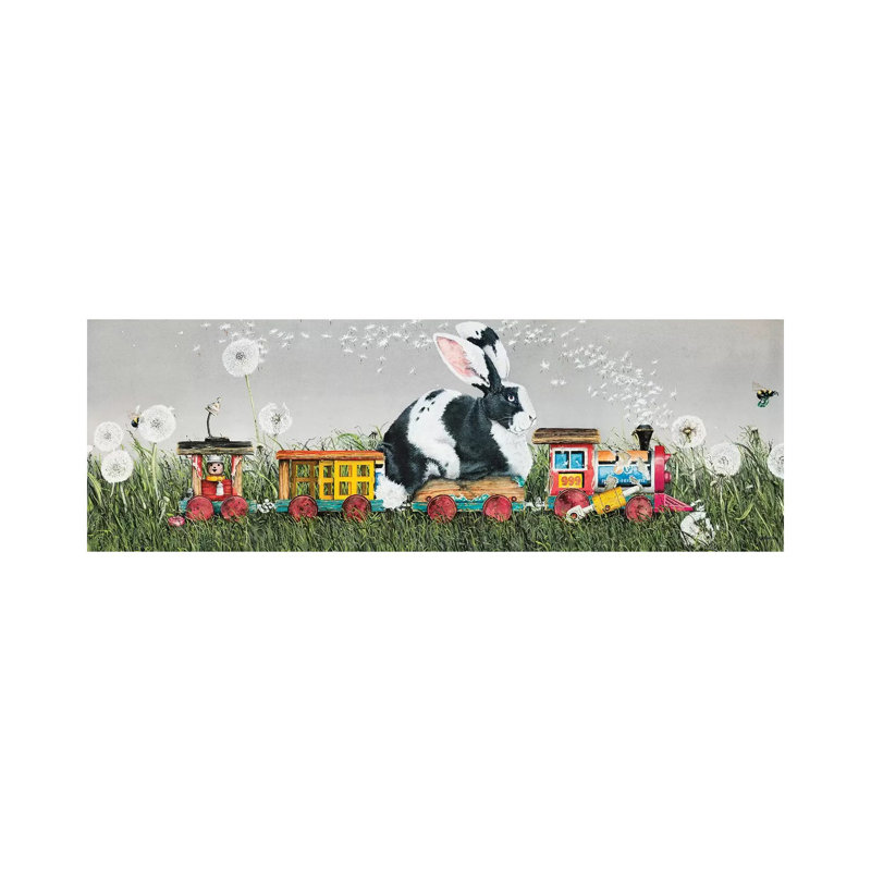 Reproduction d’art sur toile, "joyrider" par Maggie vandewalle, H 12 po x l 36 po x 1,5 po, Toile tendue