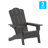 Ayleah Commercial All-Weather Adirondack Chairs with Cupholders-1083030691