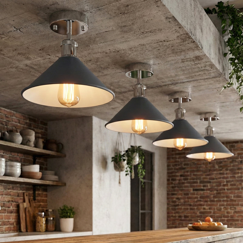Danyelle Flush Mount, Yes, Grey