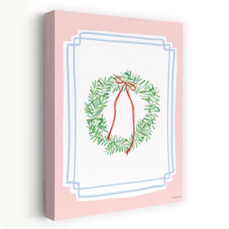 Whimsy Wreath by Rachel Nieman - Wrapped Canvas Print, 91.44cm H x 60.96cm W