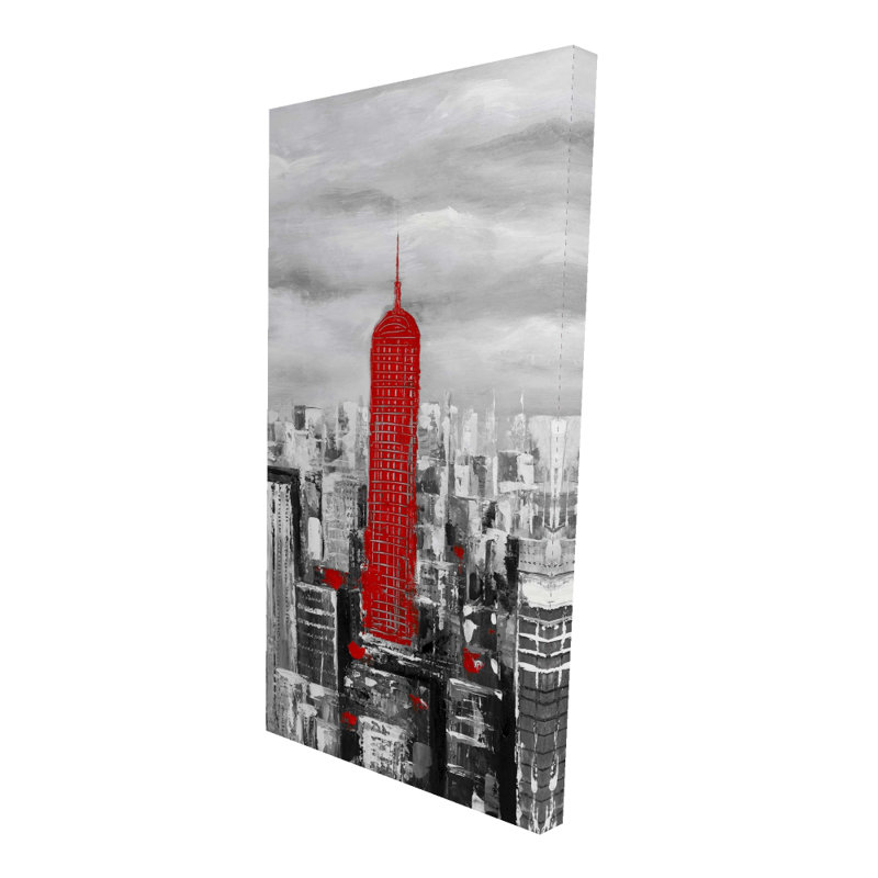 Toile Empire State Building | Décoration industrielle industrielle