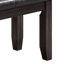 Banc avec coussin touffeté