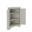 Triangular Corner Cabinet With Adjustable Shelves And Chic Doors-1413908225