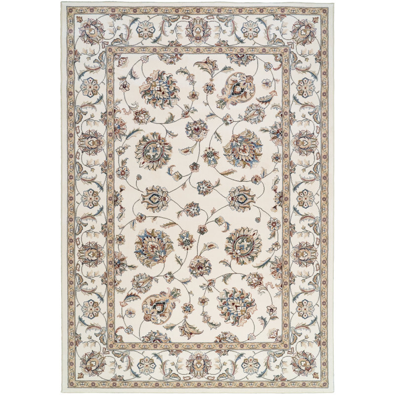 Tapis ivoire Attell, Rectangle 6 pi 7 po x 9 pi 6 po