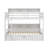 Twin-Sized Bunk Bed Featuring Integrated Shelves On Both Upper And Lower Beds, Plus A Storage Drawer-2091342574