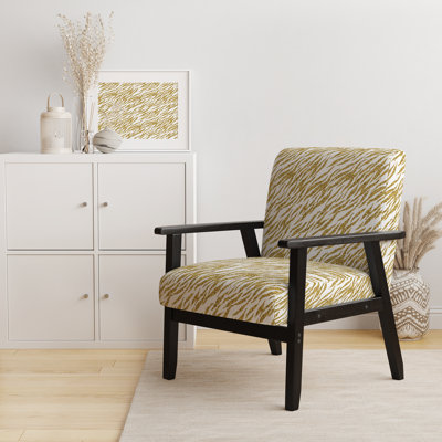Fauteuil d'appoint rembourré Gold