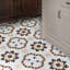 Kasba 8" x 8" Cement Patterned Wall & Floor Tile