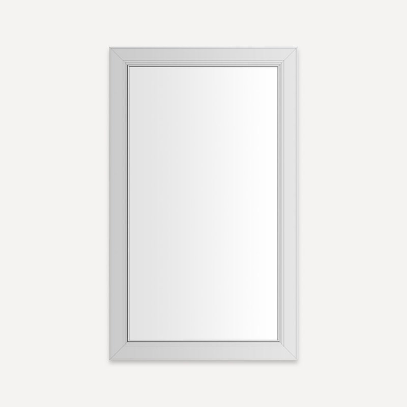 Miroir de salle de bain Main Line, 40 po x 24 po, Chrome