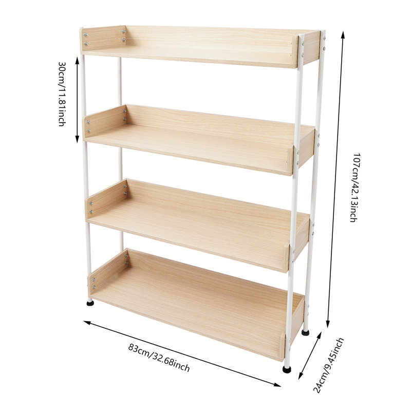 4-Tier Book Storage Rack