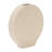 7" Dolomite Round Vase, Solid Color, Modern Touch to Any Room-1618329401