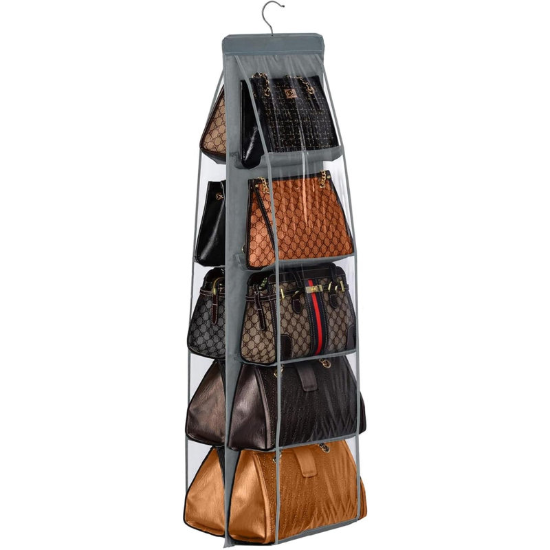 Wall Organizer with Wall Baskets, Grey