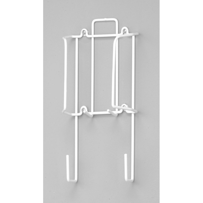 White Wire Over-the-Door Ironing Caddy and Organizer