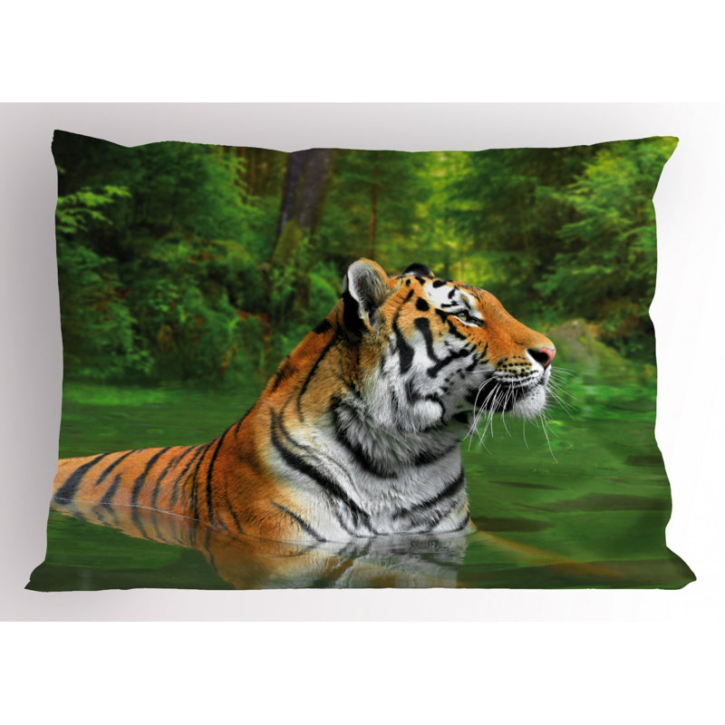 Taie décorative tigre, Simple
