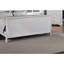 Lit double de style moderne avec tête de lit en contreplaqué blanc et repose-pieds avec structure solide-1808177288
