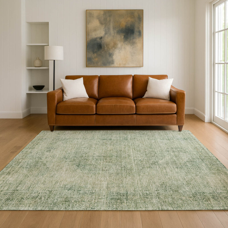 Machine Washable Indoor/Outdoor Chantille ACN2726 Global Rug, Aloe, 10' x 14'