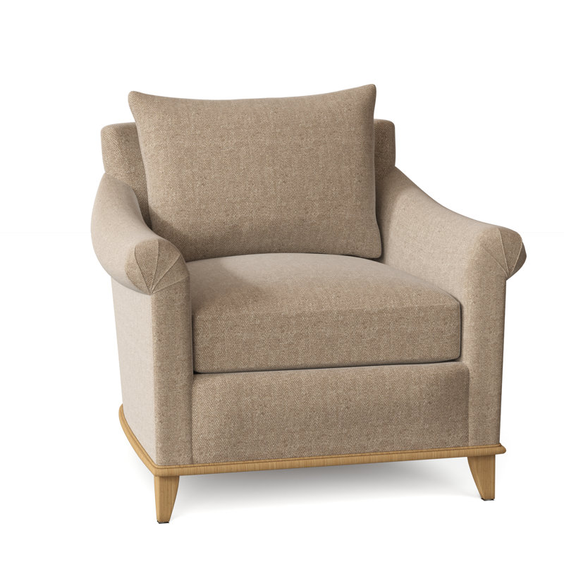 Drake Armchair, Polly Snow, Amber