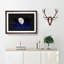 Close Up Of The Moon - Single Picture Frame Print on MDF-56917012-56917011
