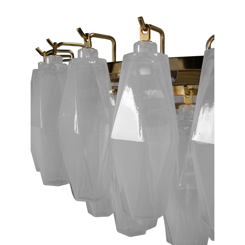 Ludmilla Chandelier, 6 Lights, 3 Tiers, 12" H x 23" W x 23" D