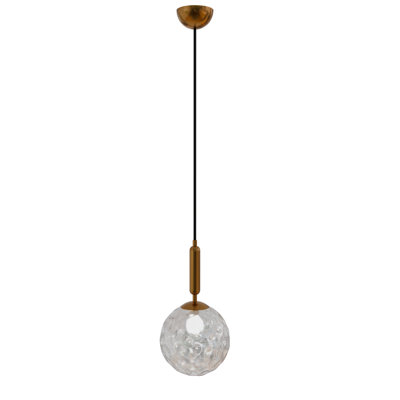 Modern Glass Pendant Light – Ceiling Hanging Lamp Fixture for Dining Table & Bedroom