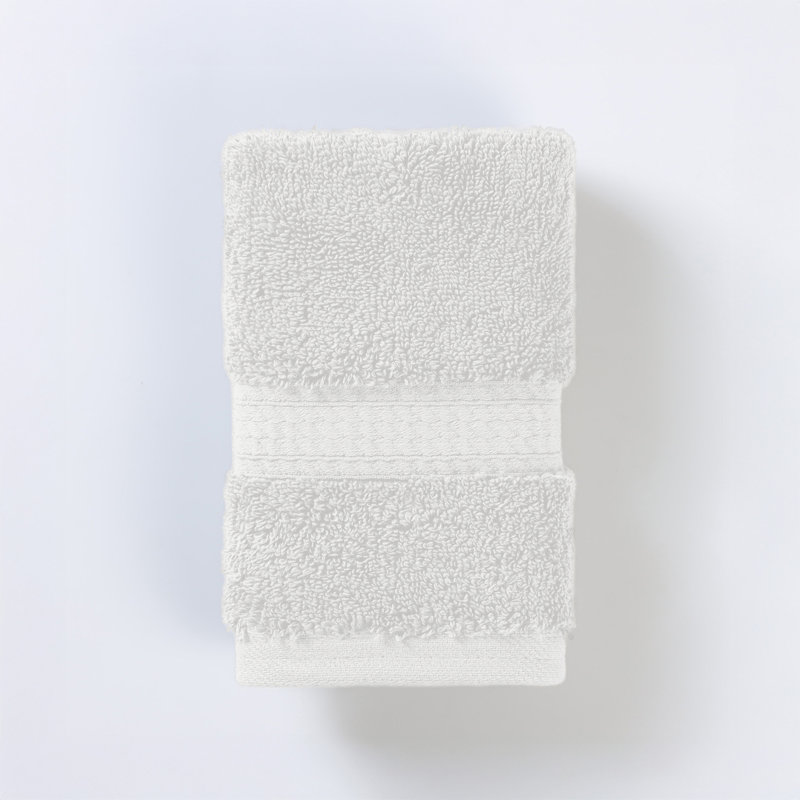 Renata Certified Egyptian Cotton 800 GSM Plush Heavy Highly Absorbent Luxury Washcloth , White, Washcloth - 1 Pack
