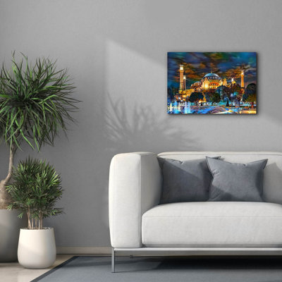 «Istanbul Turquie Hagia Sophia Fountain» par Pedro Gavidia, art mural sur toile