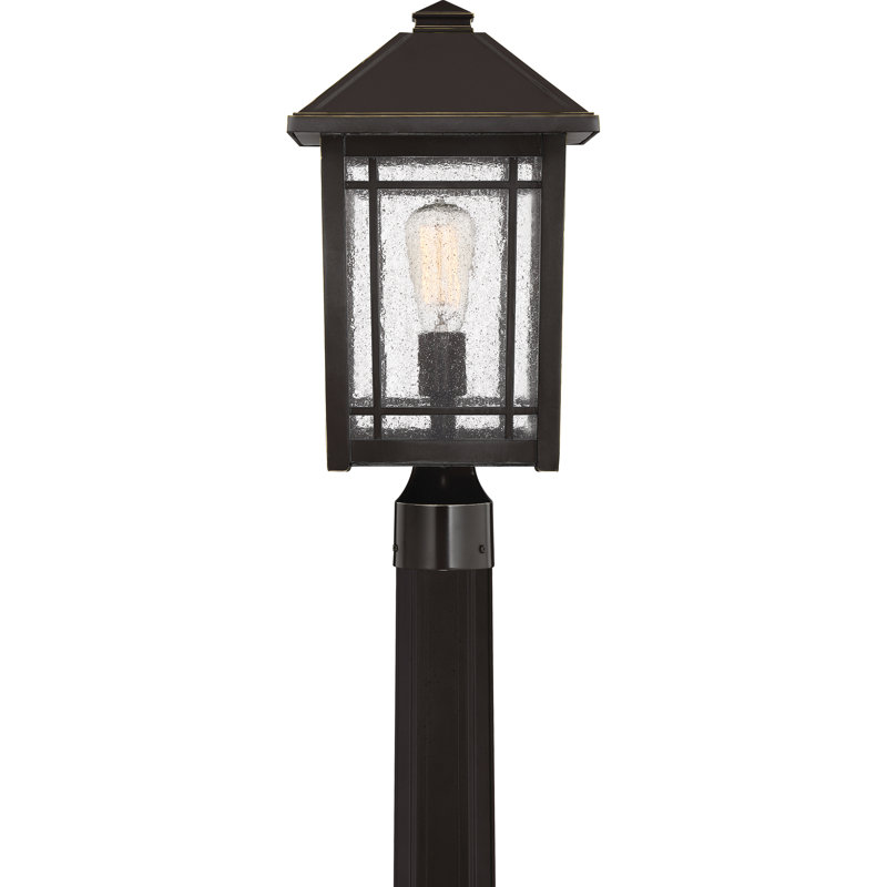 Tête de lanterne câblée à 1 lumière H 18 po Arry Kensett Palladian Bronze
