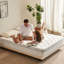 Matelas simple de 12 po, conception avec mousse à mémoire de forme et ressorts ensachés, soulagement des douleurs dorsales, fermeté moyenne, reste au frais toute la nuit