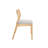 Modern Solid Wood Dining Chair with Upholstered Cushion (2 Pack)-434809190-459420458