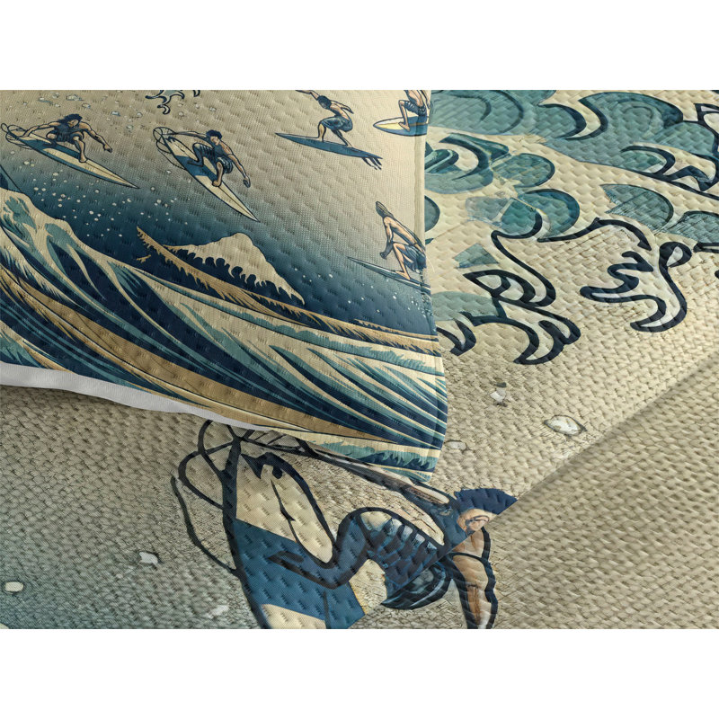 Polyester Coverlet, Queen Coverlet + 2 Standard Shams