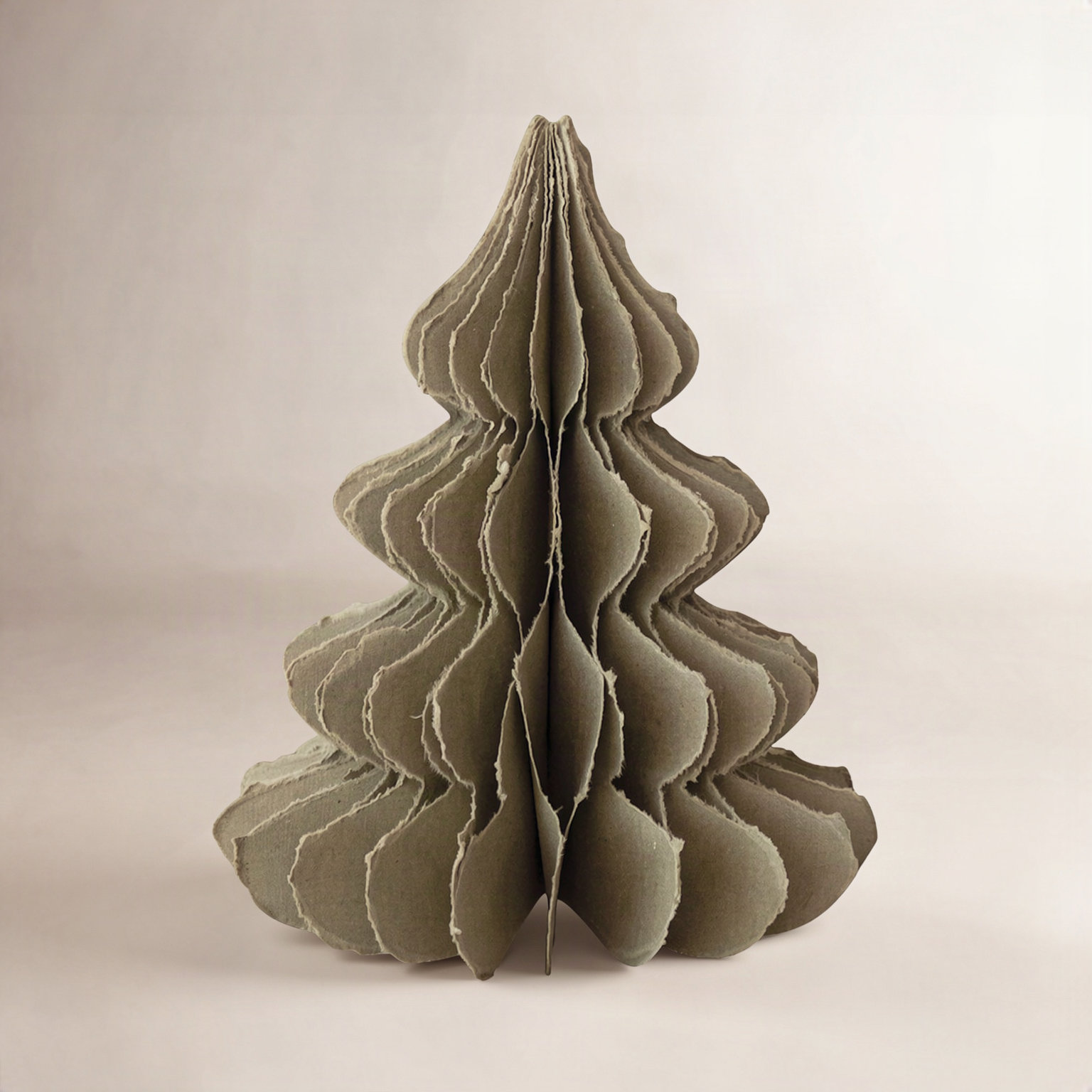 Handmade Paper Honeycomb Tabletop Tree, 8" H x 7" W