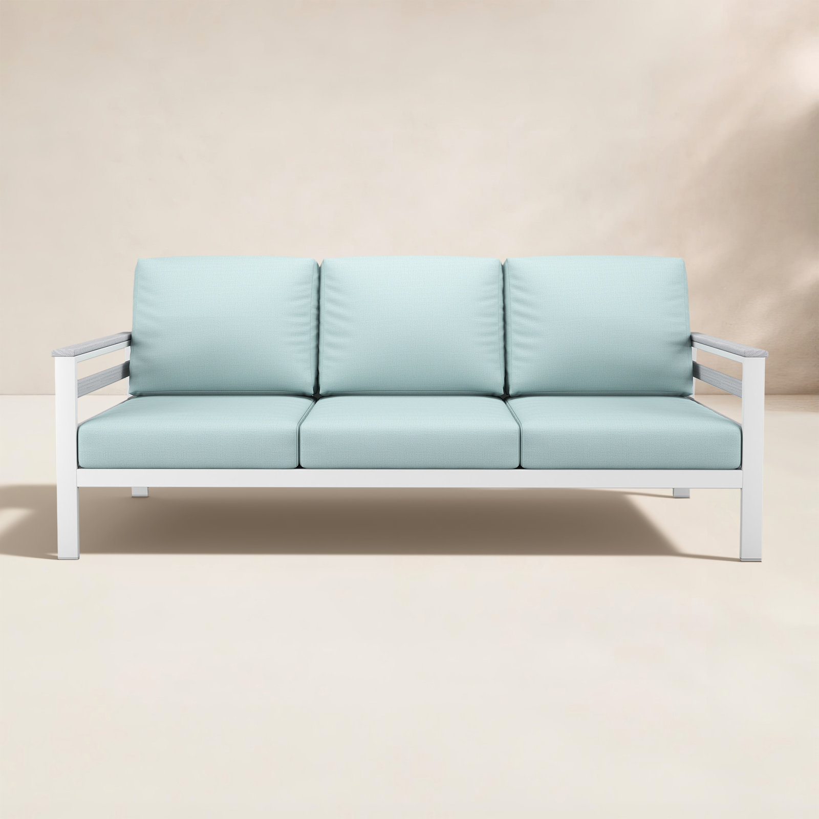 Townsend 80" Sunbrella® Patio Sofa, Bliss Dew