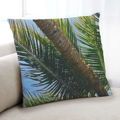 Plants Palm Tree 35 Throw Pillow Floral Throw Pillow