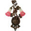 Appliquee à bras 2 lumières pond lily-16183216
