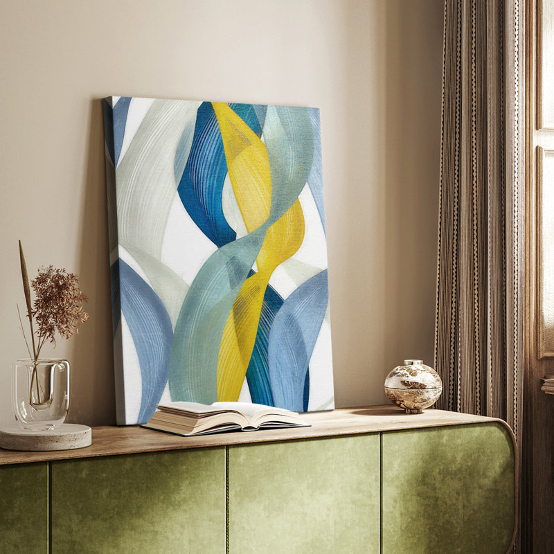 Bandes horizontales II - galerie Cavas sur mesure, H 18 po x l 12 po