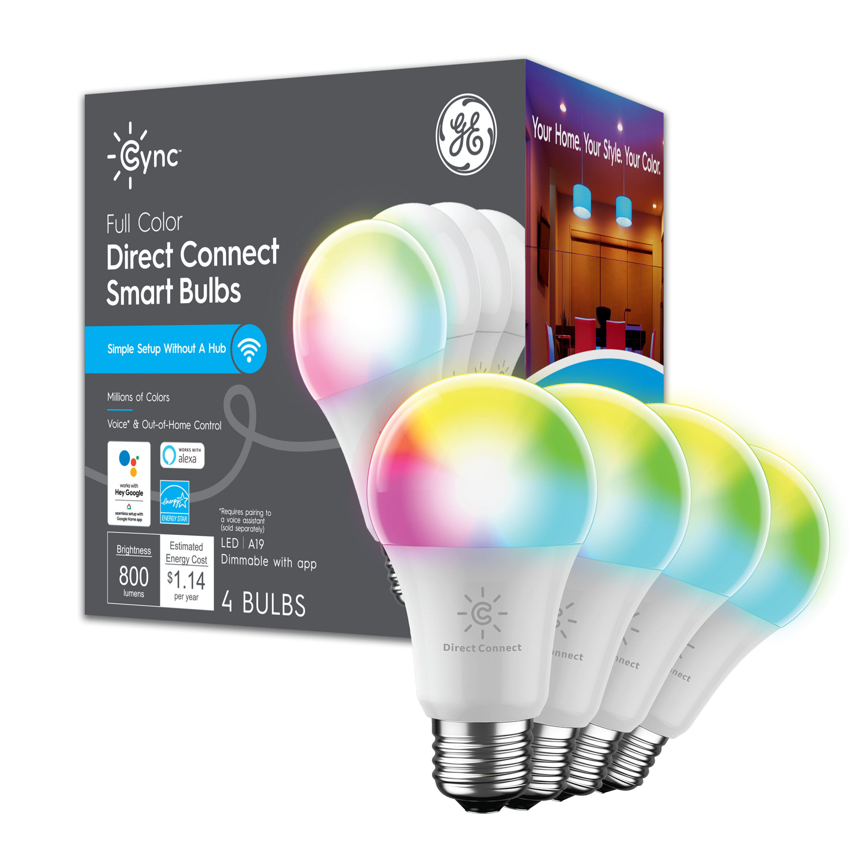 https://assets.wfcdn.com/im/82782096/compr-r85/1822/182285763/ge-cync-direct-connect-smart-bulb-full-color-a19-led-smart-light-bulb-with-wireless-control-60w-replacement-alexa-and-google-home-compatible-no-hub-required.jpg
