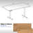 VIVO Manual 71” x 30” Stand Up Desk Workstation, MB7B Series-75482338