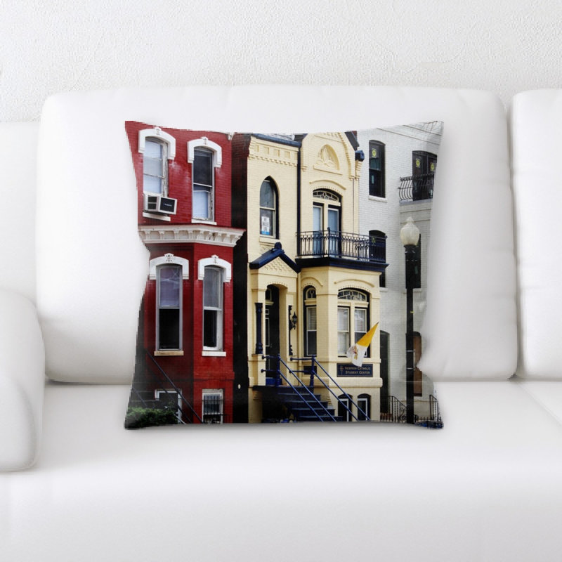 Microsuede Reversible Throw Pillow