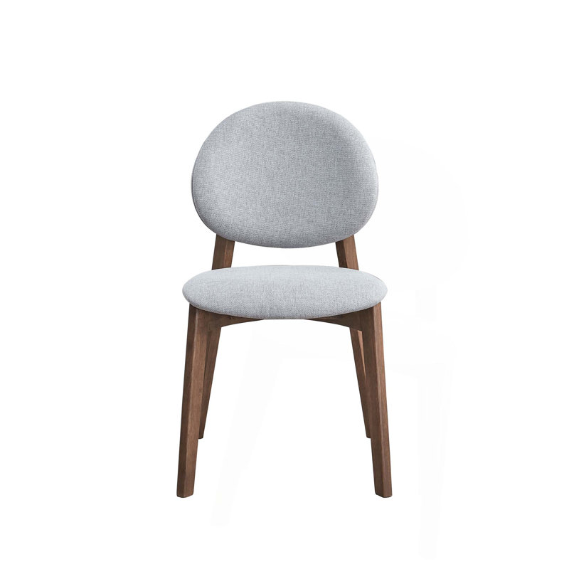 Side Chair,Set Of 2, Light Grey