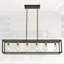 Luminaire suspendu linéaire 6 lumières Rast-1313219524