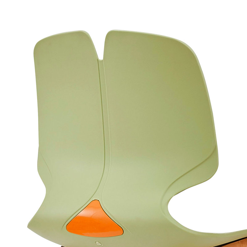 De 4 chaises de bureau empilables modernes en polypropylène pour un confort ergonomique et un dossier de 180 kg