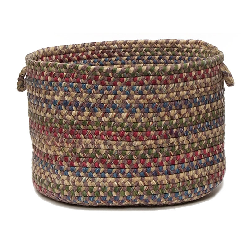 Langley Street Entwistle Fabric Decorative Basket, Oatmeal, 10" H x 14" W x 14" D