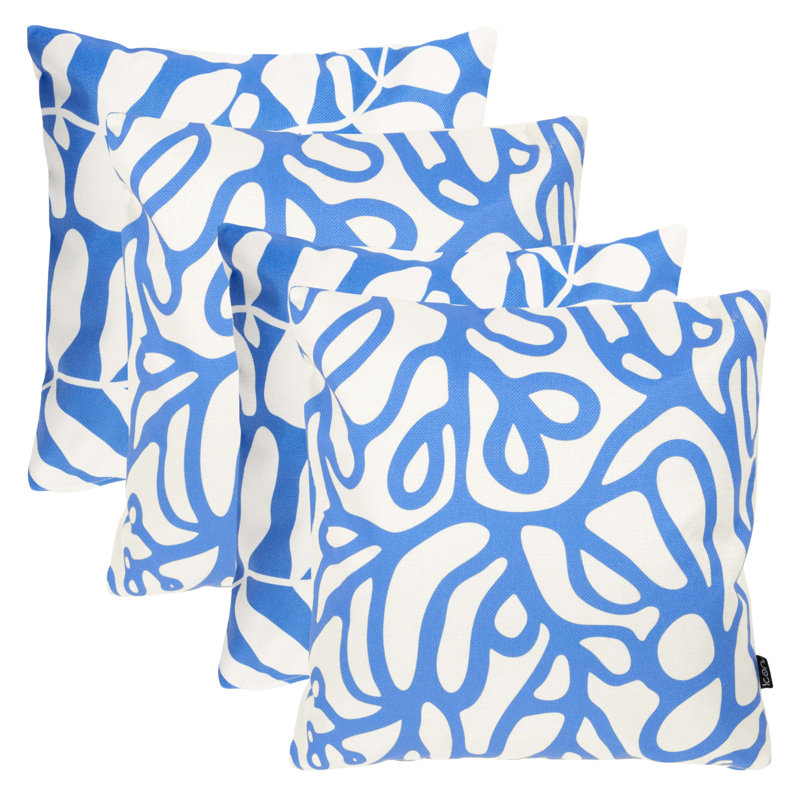 Indoor / Outdoor Abstract Multi Square Cushion