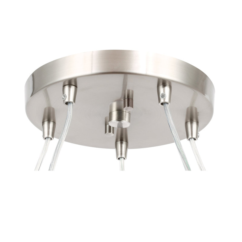 Thiede 5 - Light Cluster Pendant, Nickel, Halogen