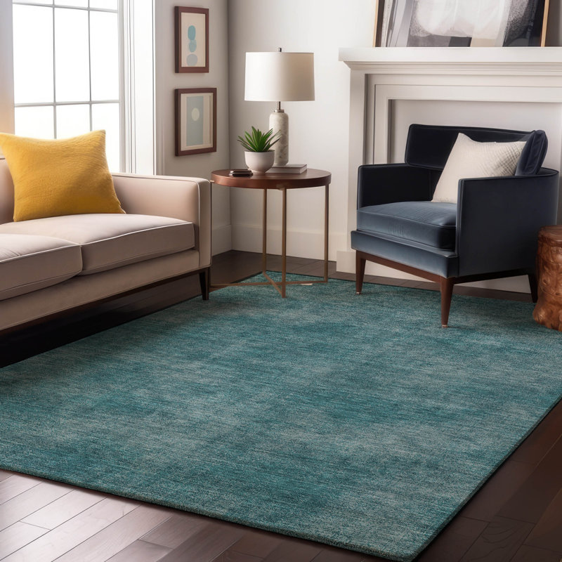 Tapis abstrait lavable à la machine de qualité supérieure Jahnke AMF1018, Rectangle 10 pi x 14 pi
