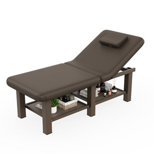 75" Professional Portable Massage Bed Spa Bed Folding Table With 6 Metal Legs