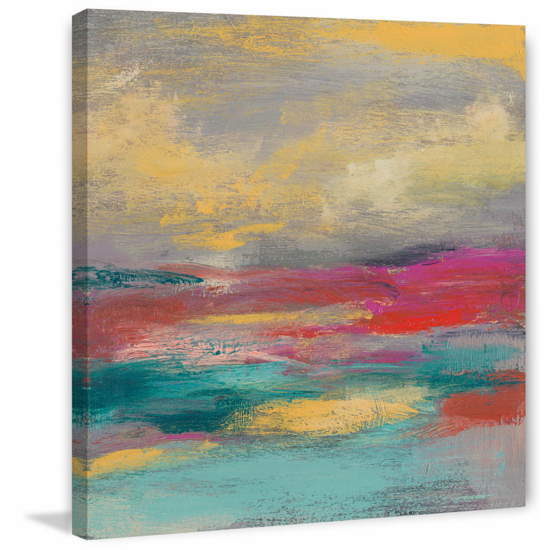 " Sunset Study I ", 18" H x 18" W x 1.5" D