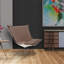 Fauteuil gonflable Scroll Puff Titanium - Chocolat Barbet/Naturel-315891970