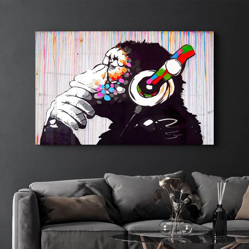 Elegant Tempered Glass Painting, 27.6 x 43.3 Inches | 100% Tempered Glass, Thickness: 0.16 Inches | UV Printed Artwork, Perfect for Home Decor & Modern Interiors, Stunning Visuals for Any Room