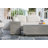 Elementi Home Colorado 40" Square Concrete Coffee Table for Indoor and Outdoor Use-88957413-123522118